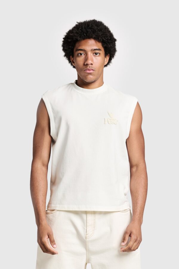 Eurabel Raw Edge Sleeveless Tee – Lightweight Summer Tank - Image 5