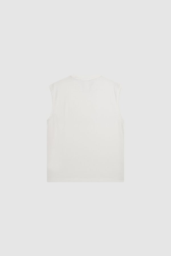 Eurabel Raw Edge Sleeveless Tee – Lightweight Summer Tank - Image 9