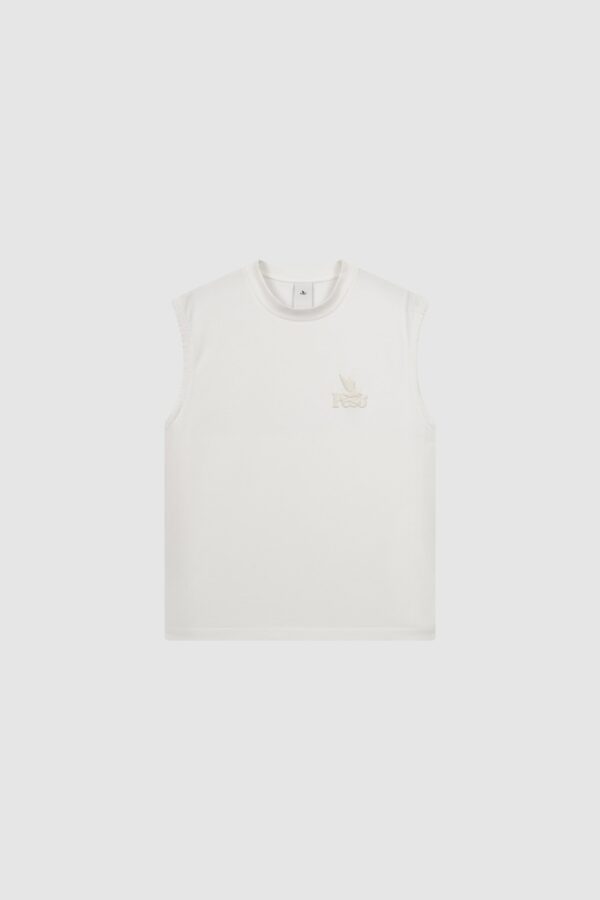 Eurabel Raw Edge Sleeveless Tee – Lightweight Summer Tank - Image 8