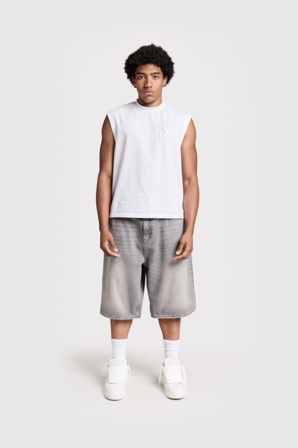 Eurabel Sleeveless Raw Edge Tee – Casual Summer Tank