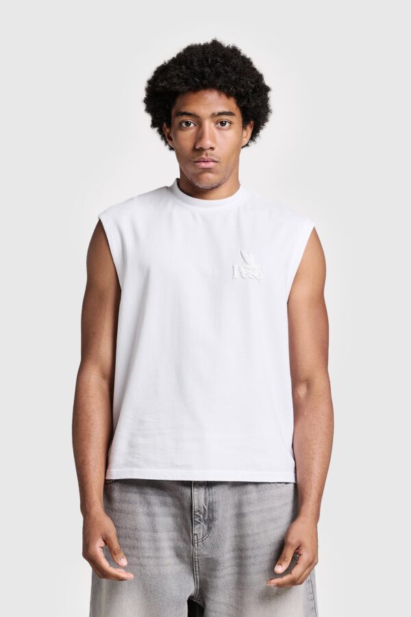 Eurabel Sleeveless Raw Edge Tee – Casual Summer Tank - Image 5