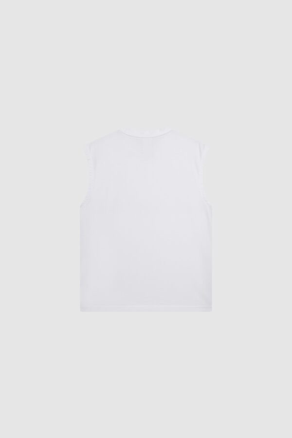 Eurabel Sleeveless Raw Edge Tee – Casual Summer Tank - Image 9