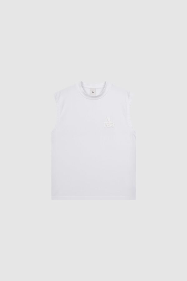 Eurabel Sleeveless Raw Edge Tee – Casual Summer Tank - Image 8